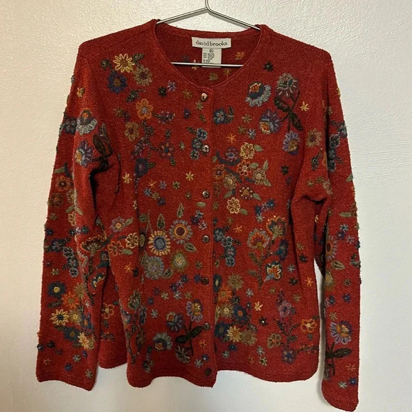 david brooks Sweaters - Embroidered sweater